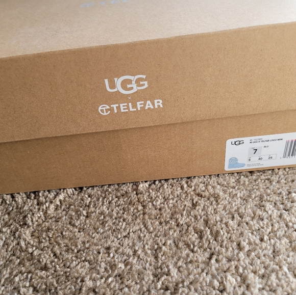UGG X Telfar blue boots W8M7 - Picture 2 of 9